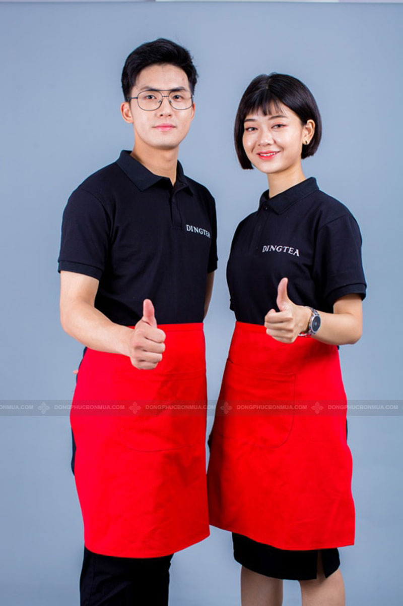 Áo đồng phục cổ bẻ