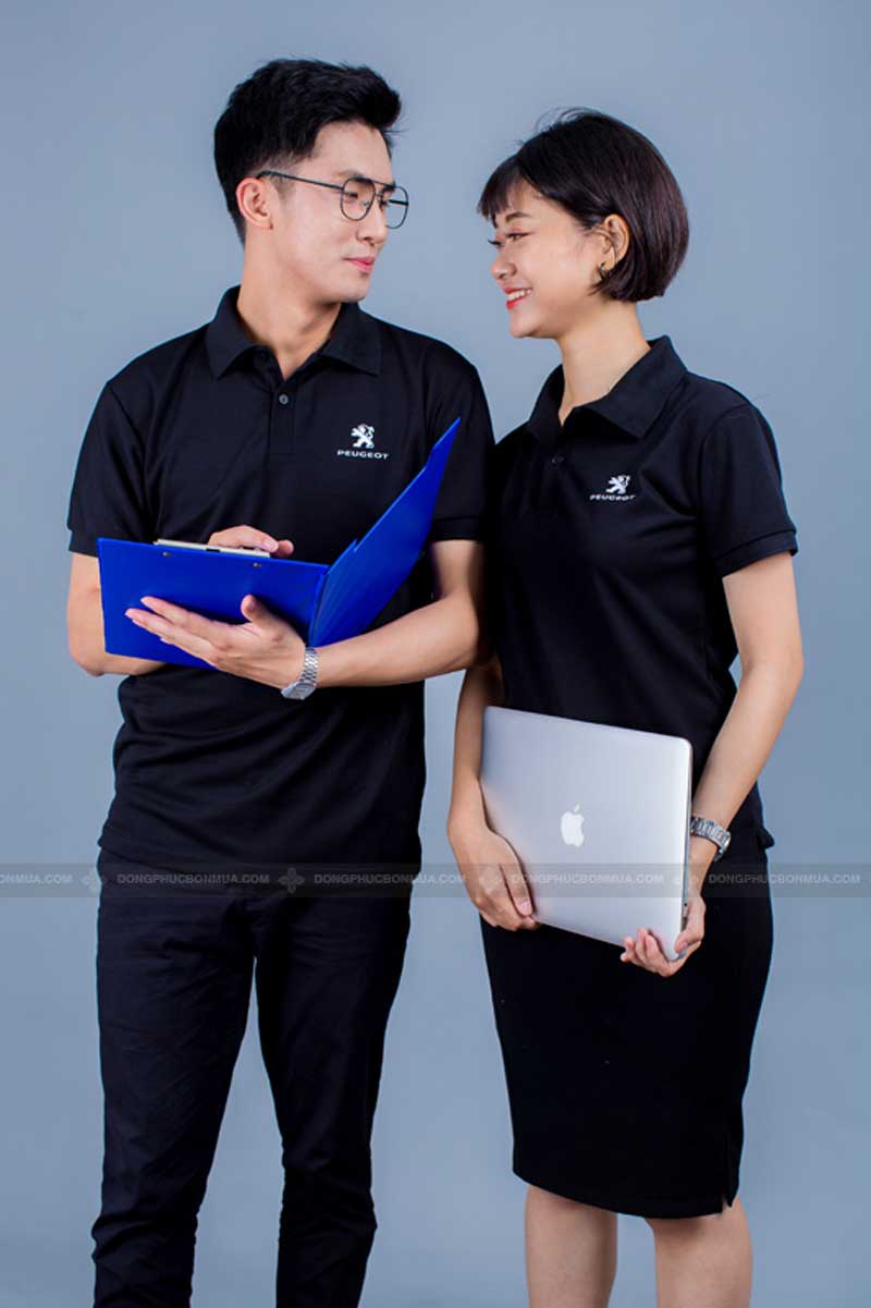 Màu sắc áo thun đồng phục hãng xe Peugeot
