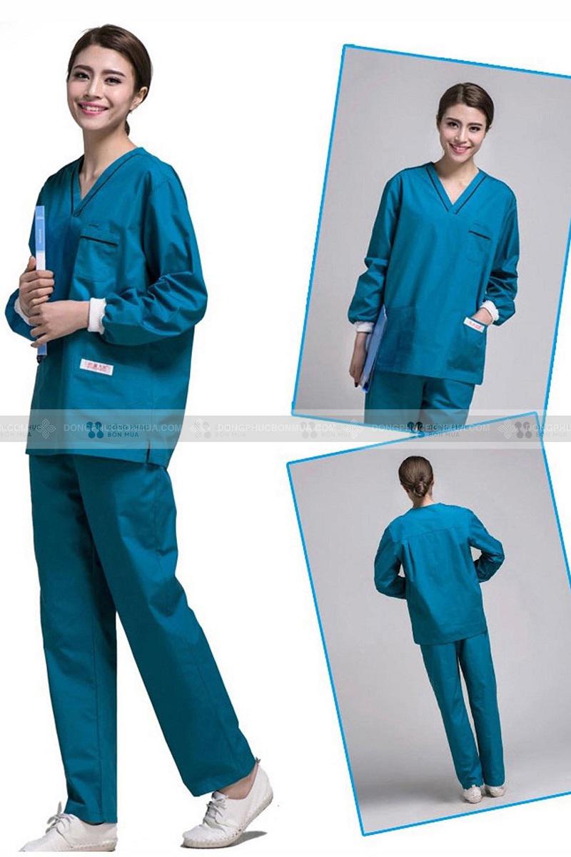 Đồng phục y tế 11 được thiết kế kiểu dáng áo chui