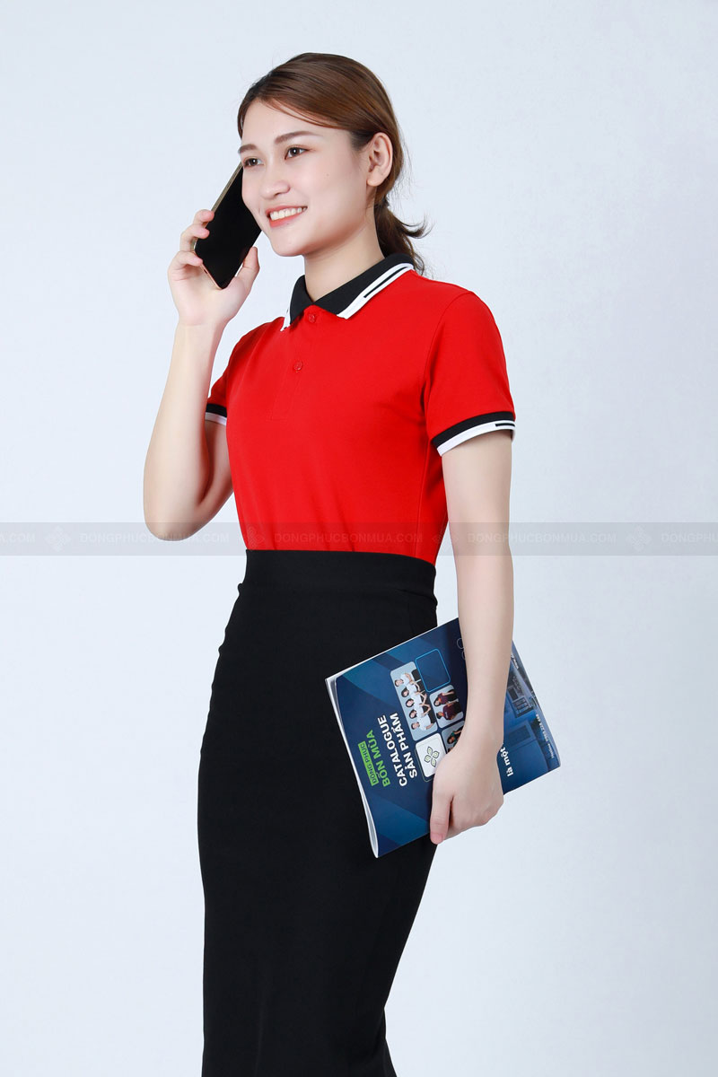 Kiểu dáng thiết kế mẫu áo polo đồng phục công sở