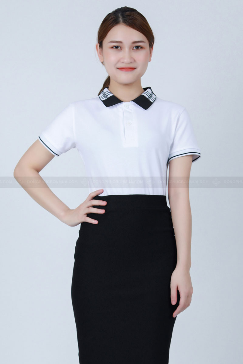 Kiểu dáng thiết kế mẫu áo thun đồng phục công sở