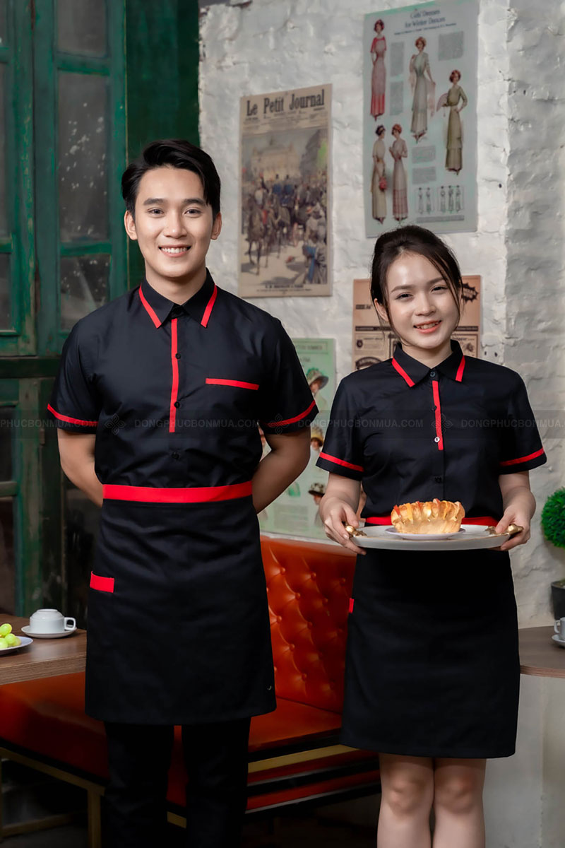 Màu sắc áo Đồng Phục Và Tạp Dề Nhân Viên