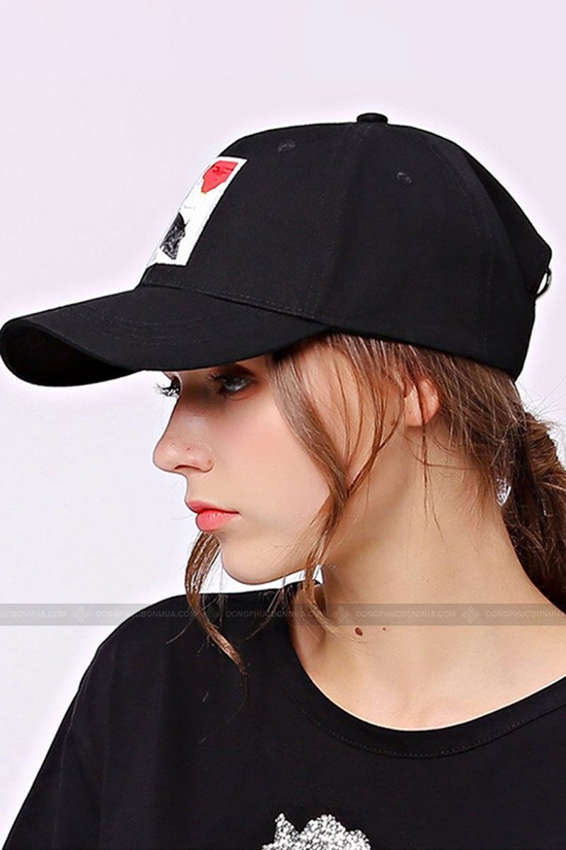 mũ đồng phục màu đen