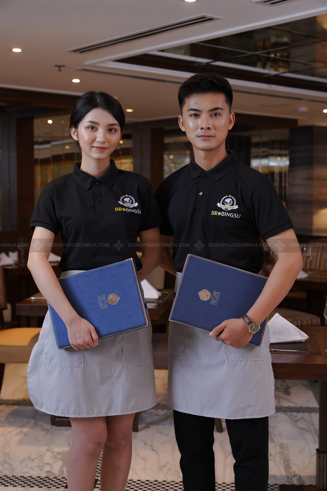đồng phục nhân viên phục vụ nhà hàng