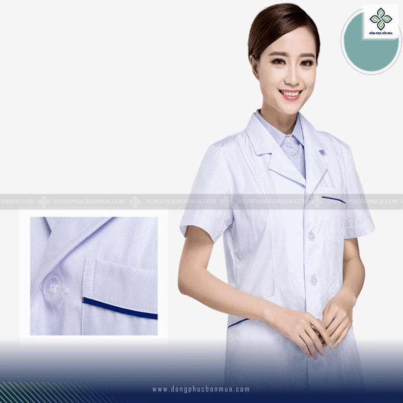 May Đồng Phục Dược Sĩ Chuyên Nghiệp, Chuẩn Y Tế, Mẫu Đẹp