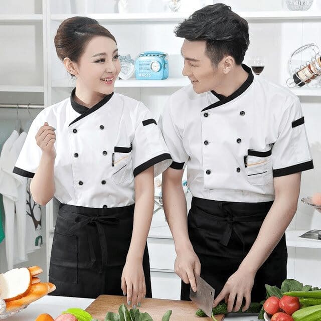 áo đầu bếp nữ