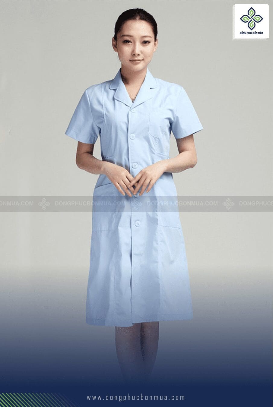 Mẫu áo blouse điều dưỡng Mẫu áo blouse điều dưỡng