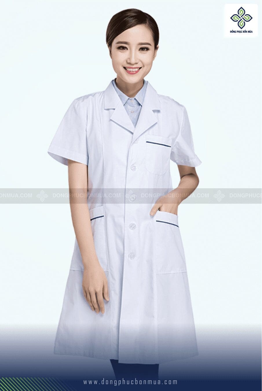 Mẫu áo blouse điều dưỡng Mẫu áo blouse điều dưỡng