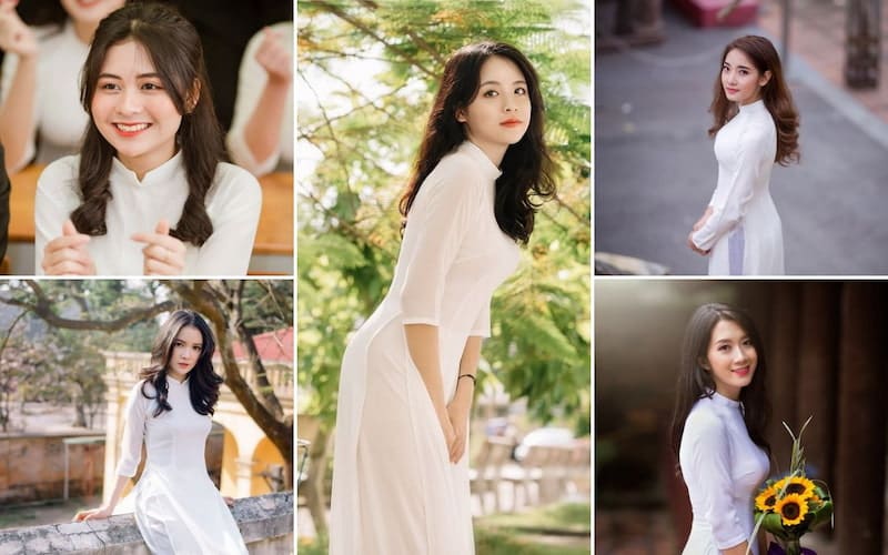 Hướng dẫn các bước chụp ảnh áo dài họp lớp đơn giản cực đẹp
