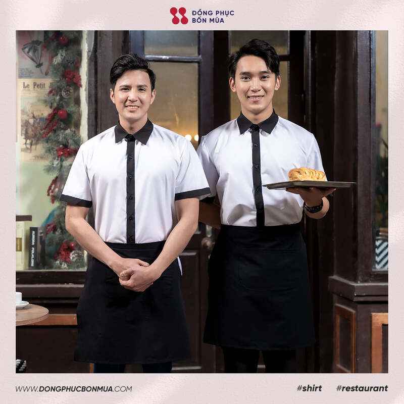 May đồng phục nhà hàng tại Đà Nẵng cần phù hợp với công việc thực tế của nhân viên