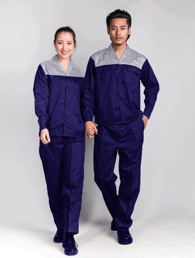 Quần áo bảo hộ ngành cơ khí bảo vệ công nhân khỏi tác động vật lý, hóa học, nhiệt độ