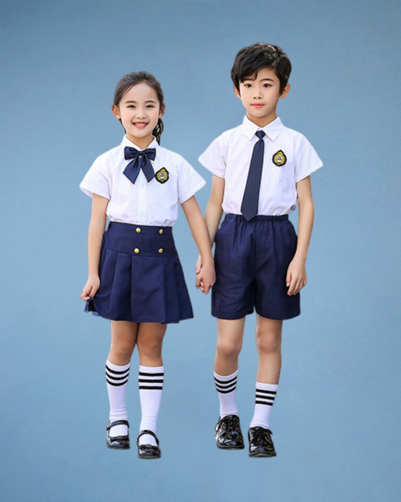 Dáng chữ A cũng là váy đồng phục học sinh tiểu học rất phổ biến