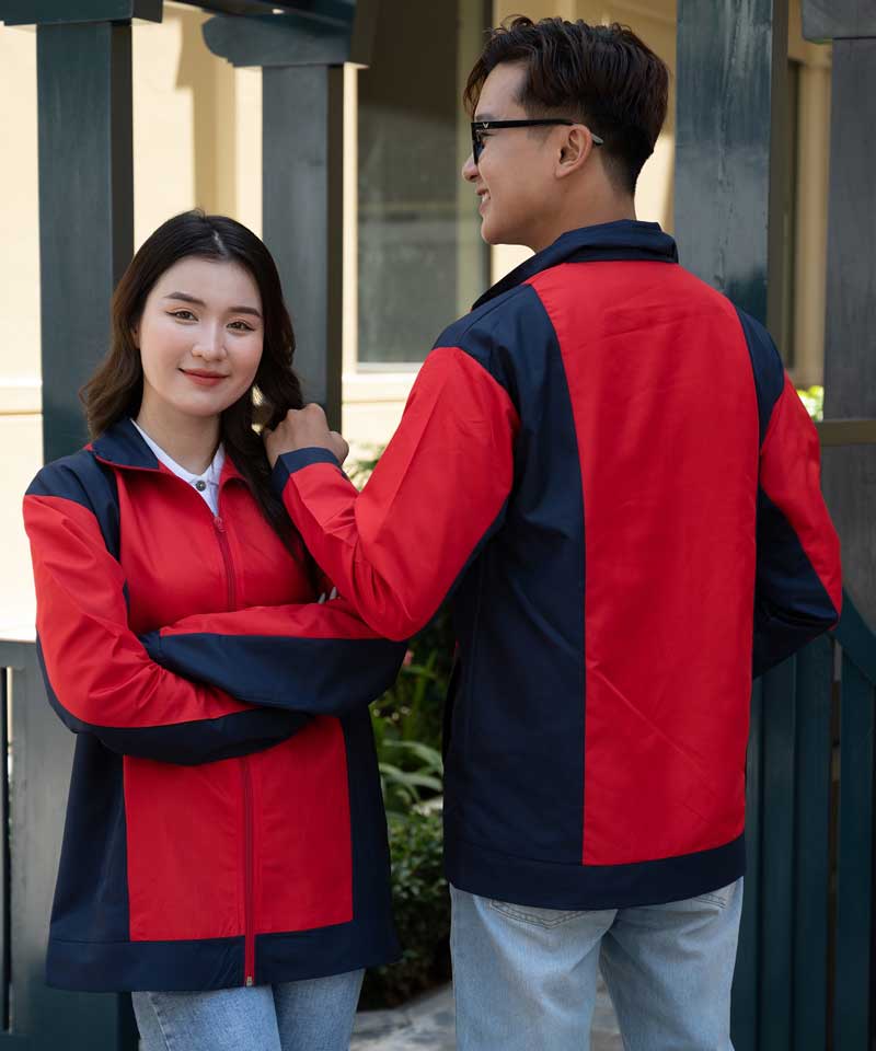 Màu sắc áo khoác gió đồng phục