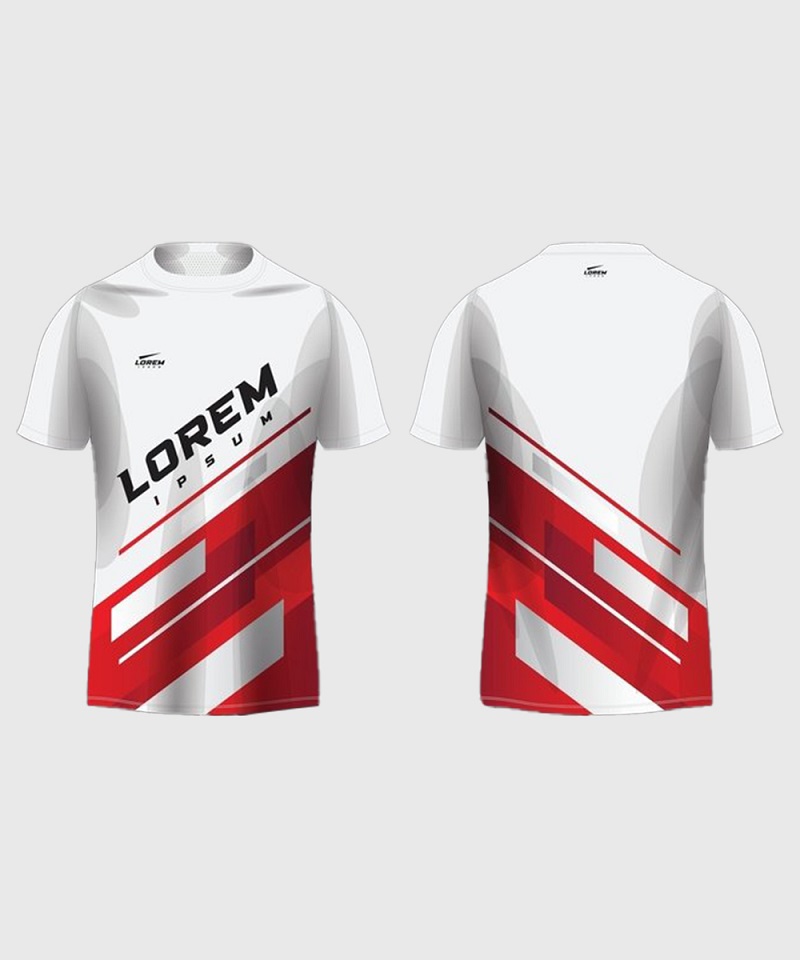 Thông tin chi tiết về mẫu áo chạy bộ Lorem Ipsum đỏ phối trắng 2