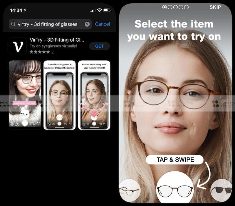 Top 5+ app chọn kính phù hợp với khuôn mặt hữu ích nhất