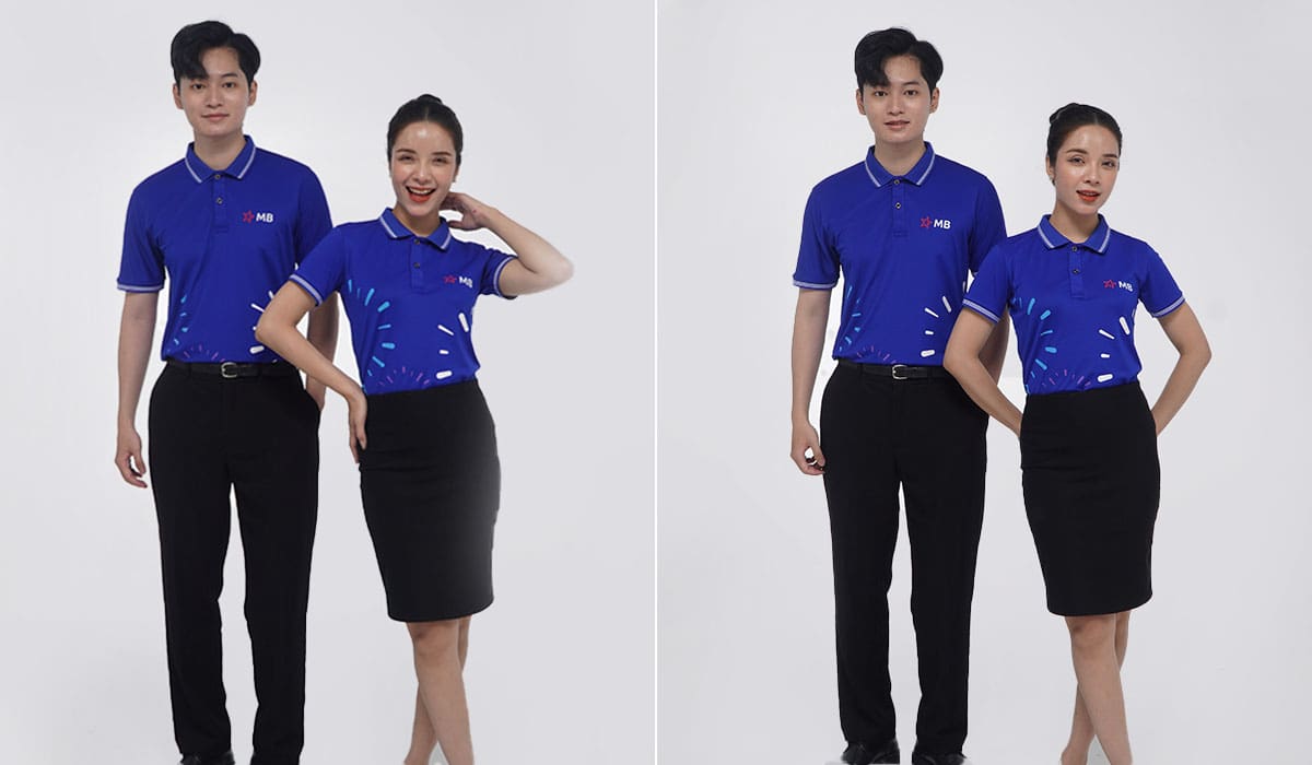 Mẫu áo thun đồng phục ngân hàng MB Bank