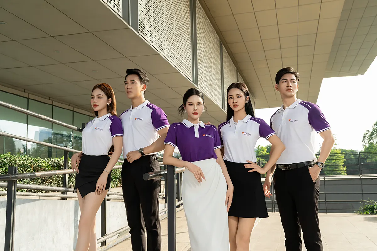Mẫu áo polo đồng phục ngân hàng TP Bank