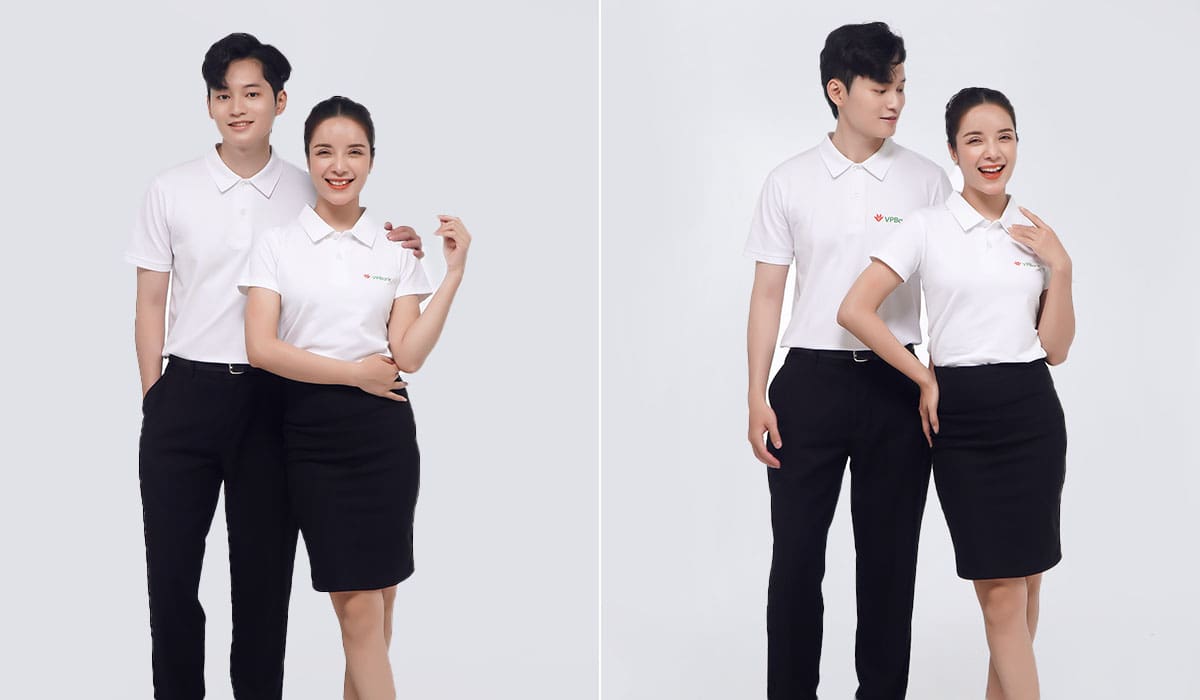 Mẫu áo thun đồng phục ngân hàng VP Bank