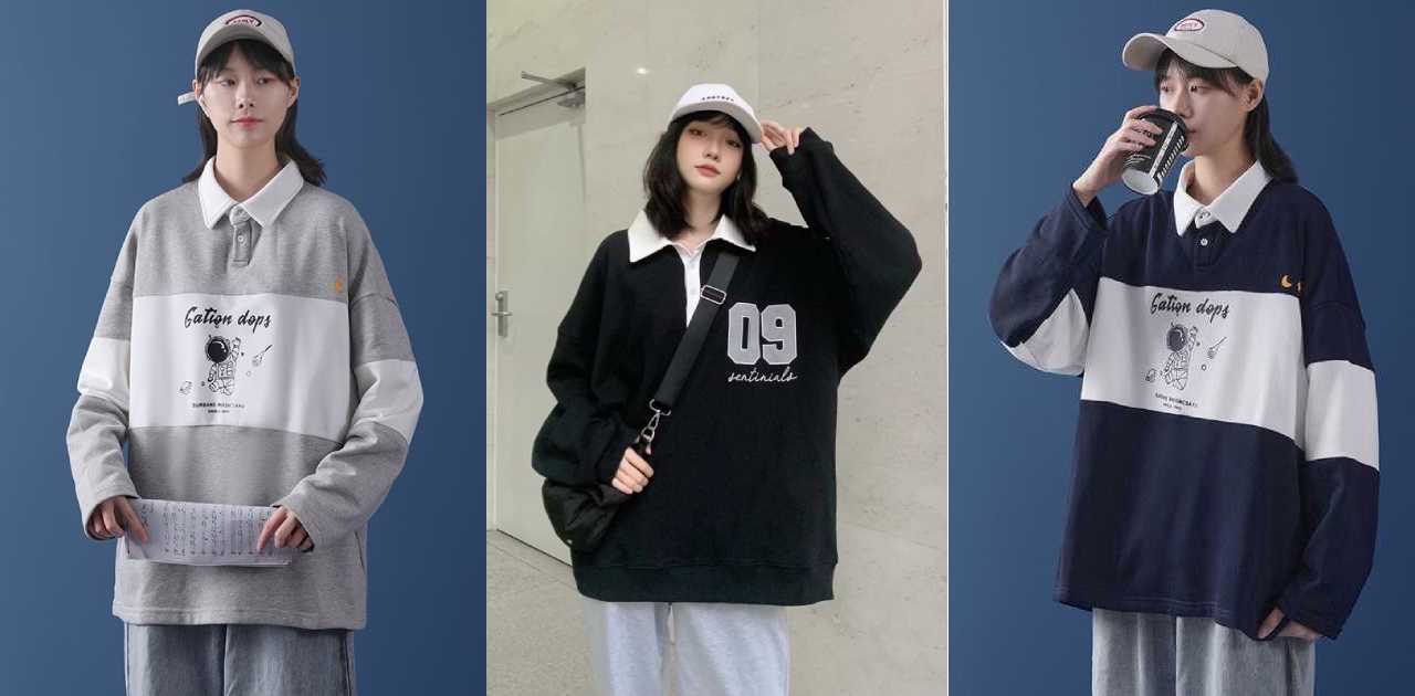 Mẫu áo polo dài tay nữ đẹp chính hãng, giá tốt cho nàng