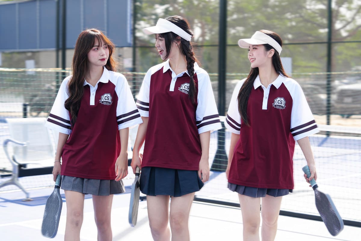 Mẫu áo lớp có cổ đẹp, trendy