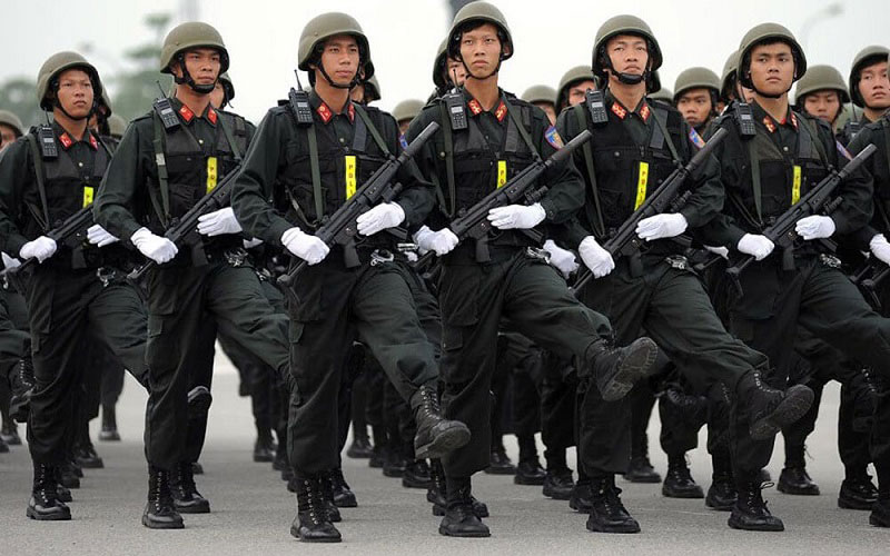 Đồng phục cảnh sát cơ động Việt Nam