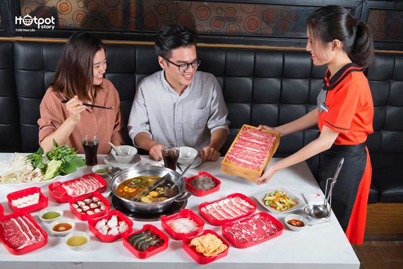 Đồng phục nhân viên phục vụ bàn nhà hàng Hotpot Story