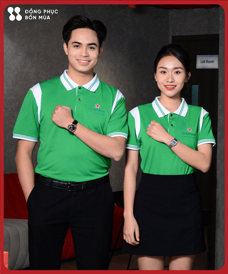 màu sắc thương hiệu của Heineken giúp tăng độ nhận diện