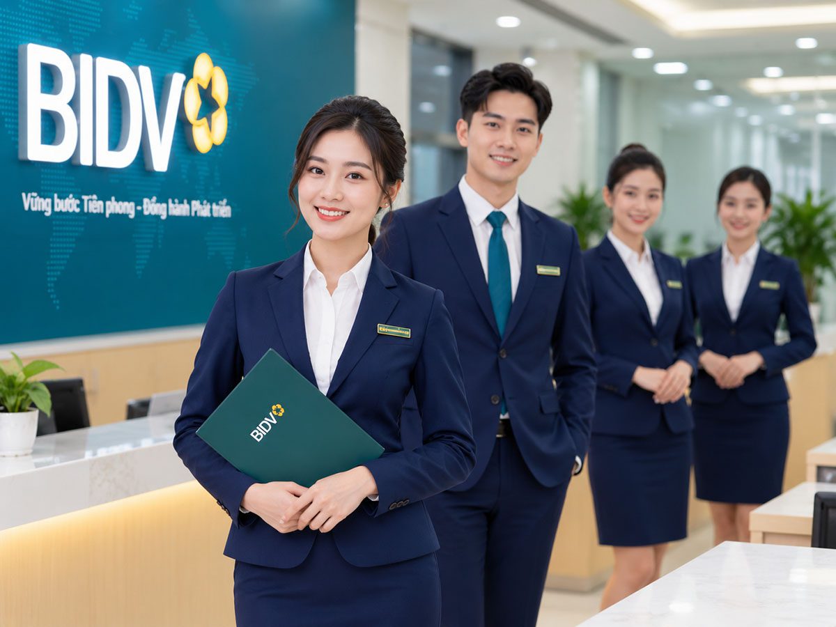 Áo vest đồng phục BIDV