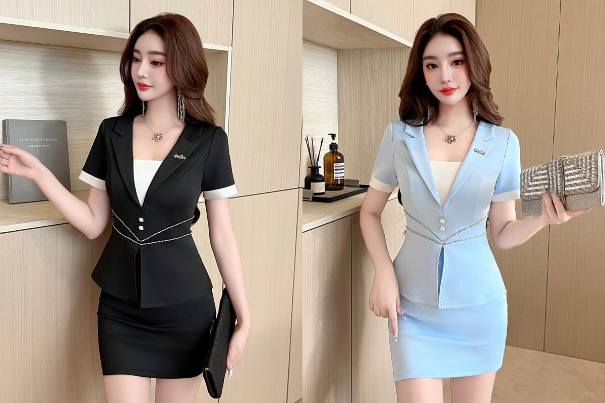 Đồng phục vest spa cao cấp