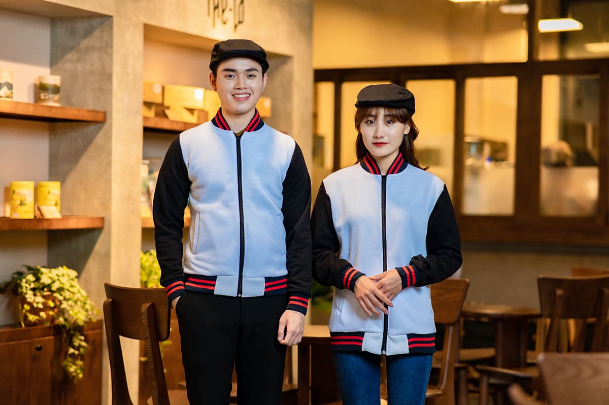 Mẫu áo đồng phục mùa đông cho nhà hàng​