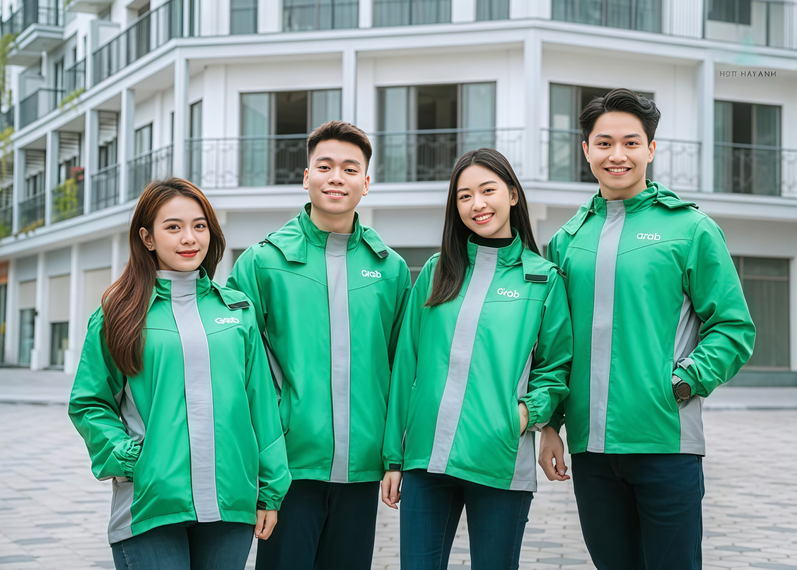Mẫu áo khoác đồng phục Grap
