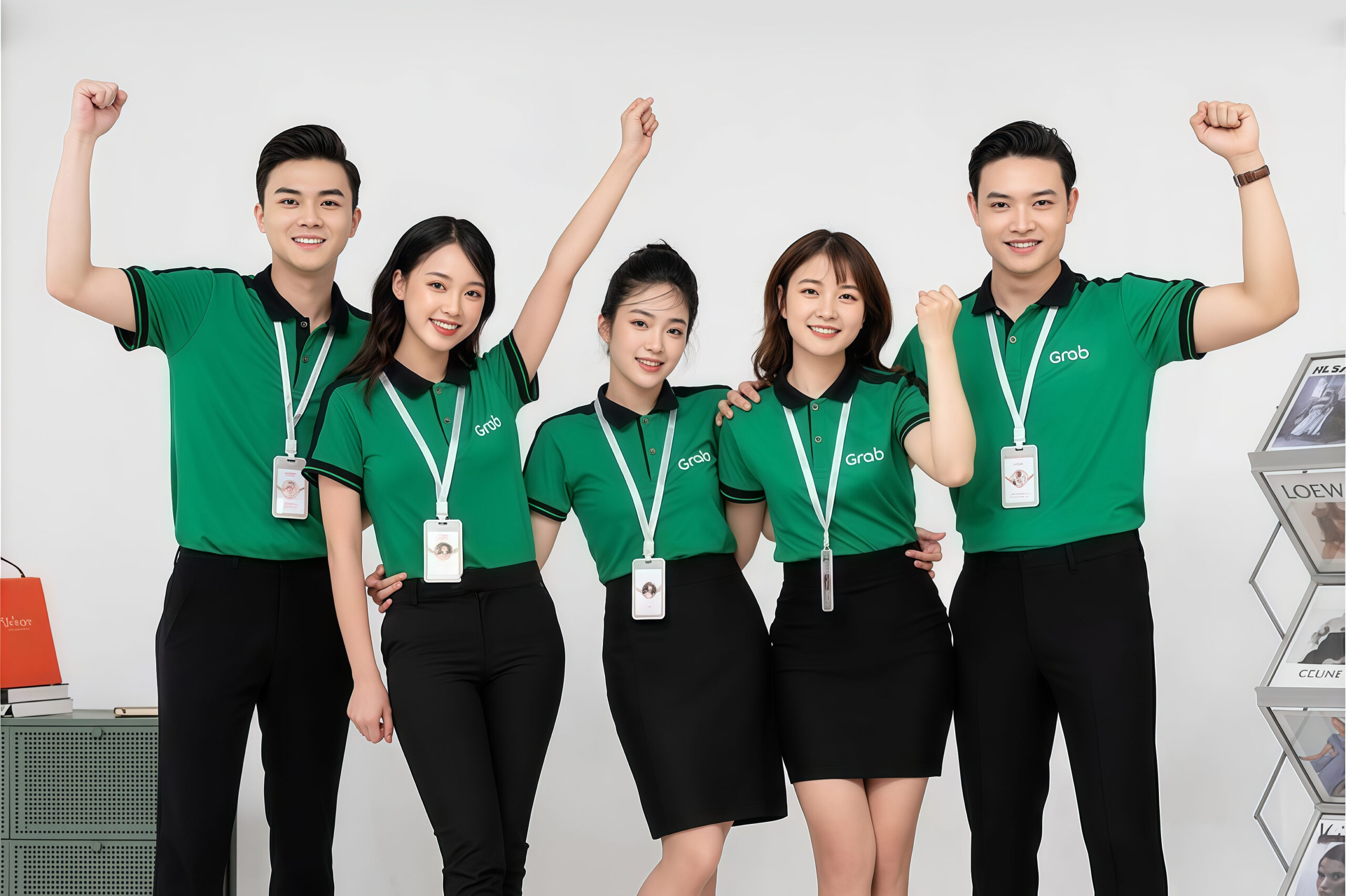 Áo thun Grab ngắn tay