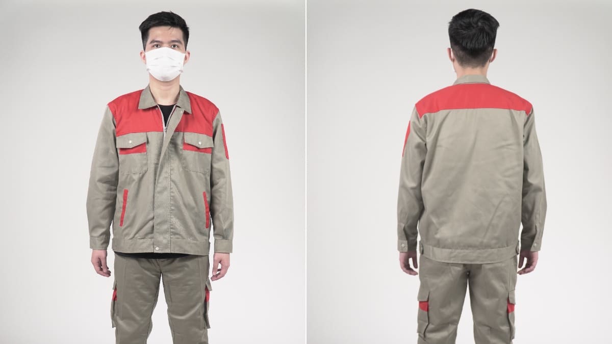 Mẫu đồng phục công nhân cơ khí giá xưởng