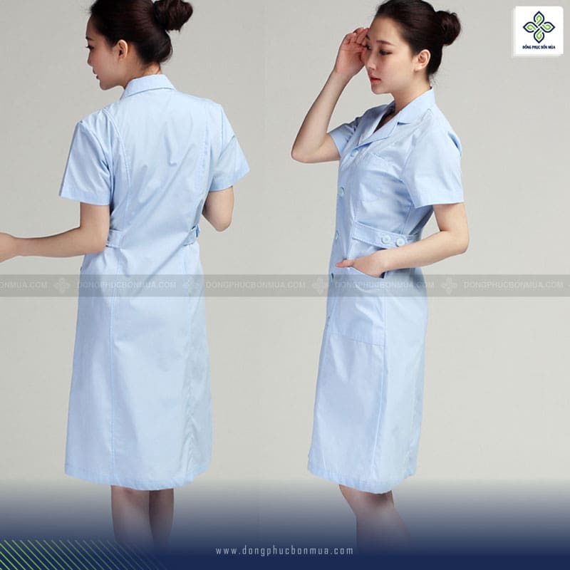 Mẫu áo blouse giúp y tá, điều dưỡng bảo vệ sức khỏe