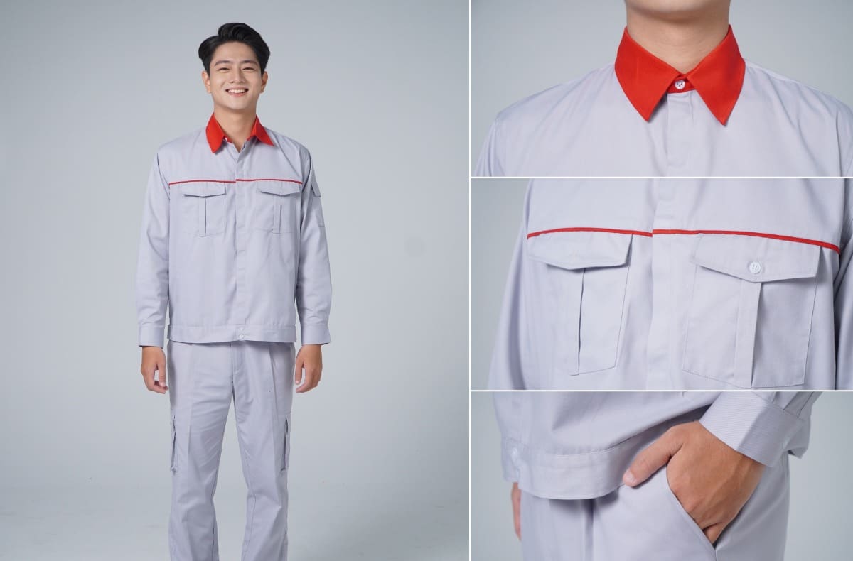 Mẫu đồng phục bảo hộ lao động thiết kế tiện dụng đạt chuẩn an toàn