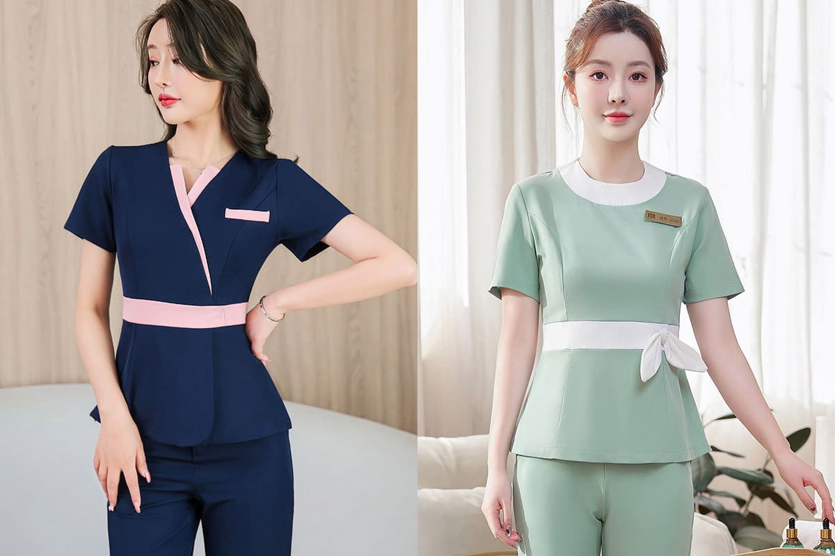 Xu hướng thiết kế đồng phục lễ tân spa hiện nay