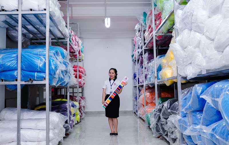 Đa dạng chất liệu vải may