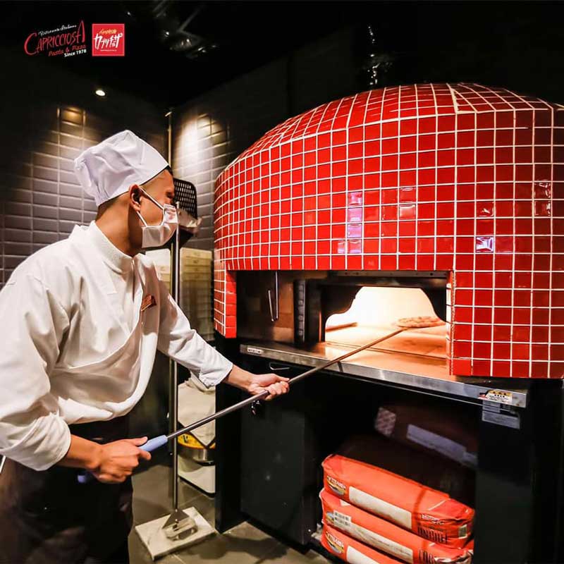 Đồng phục đầu bếp nhà hàng Pizza Capricciosa