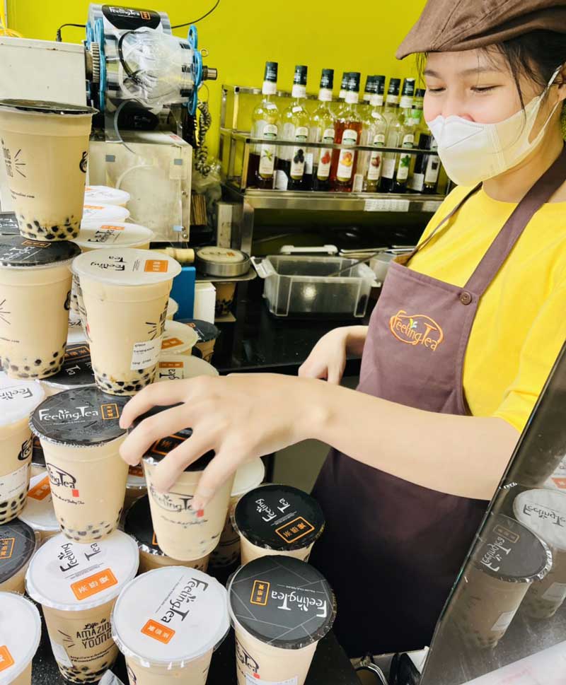 Ý nghĩa logo thương hiệu trà sữa Feeling Tea