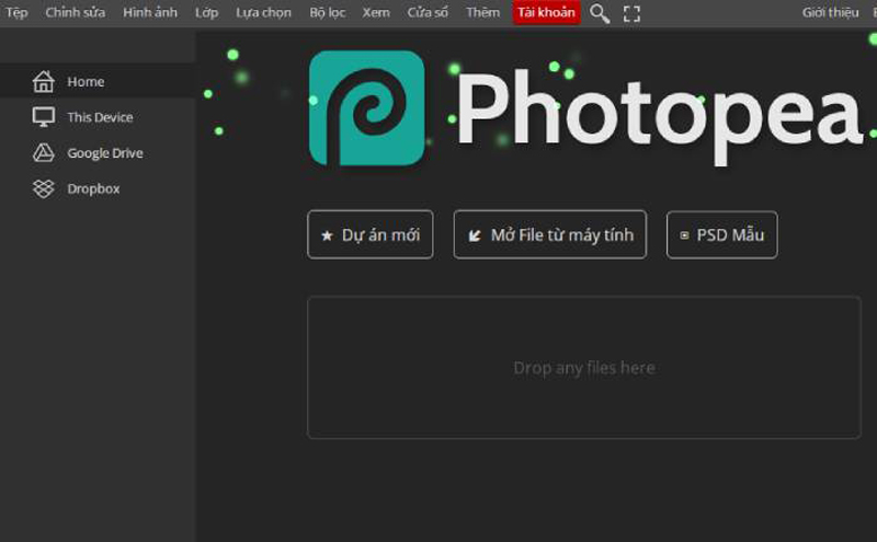 Thiết kế áo đồng phục tại Photopea