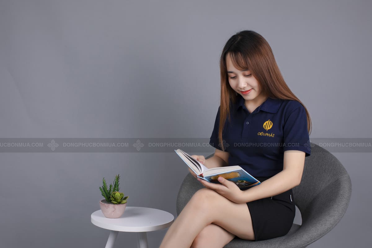 Áo đồng phục công ty Điền Phát trẻ trung, hiện đại - Ảnh 3