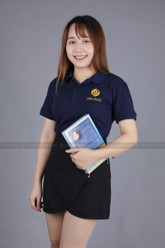 Áo đồng phục công ty Điền Phát trẻ trung, hiện đại - Ảnh 2