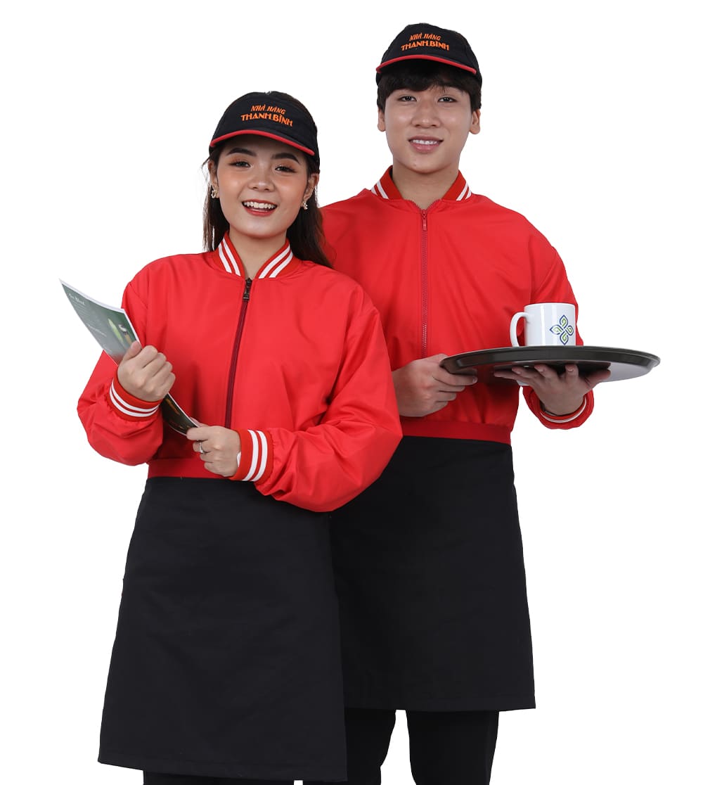 Mẫu áo đồng phục nhà hàng chuyên nghiệp