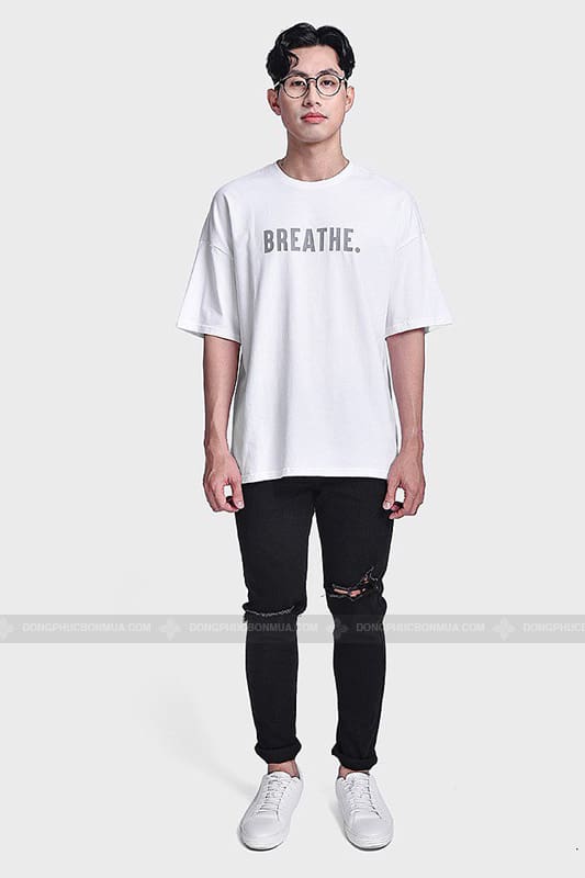Áo lớp Oversize Breathe đơn giản, cá tính - Giá tốt 2026