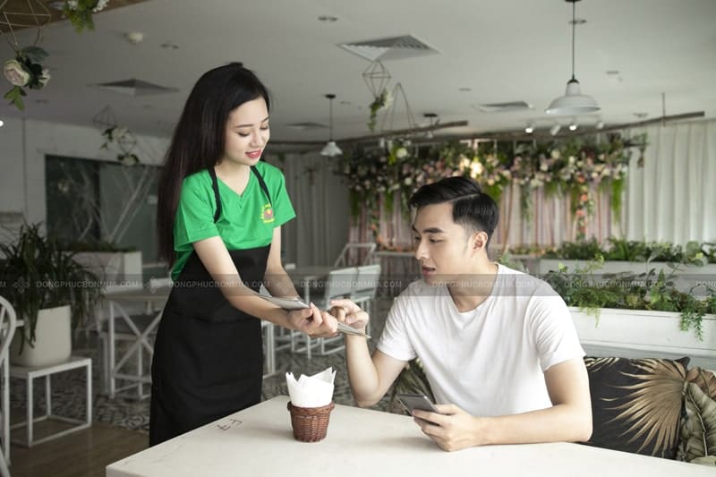Đồng phục tạp dề nhà hàng, quán cafe ấn tượng
