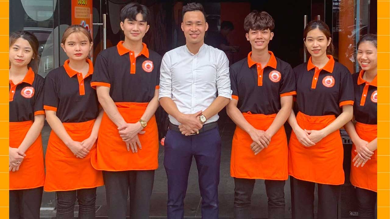 3+ Mẫu đồng phục nhà hàng Lẩu Wang trẻ trung, năng động và chuyên nghiệp