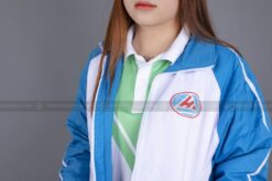 Chất liệu áo khoác gió đồng phục công ty Haindeco