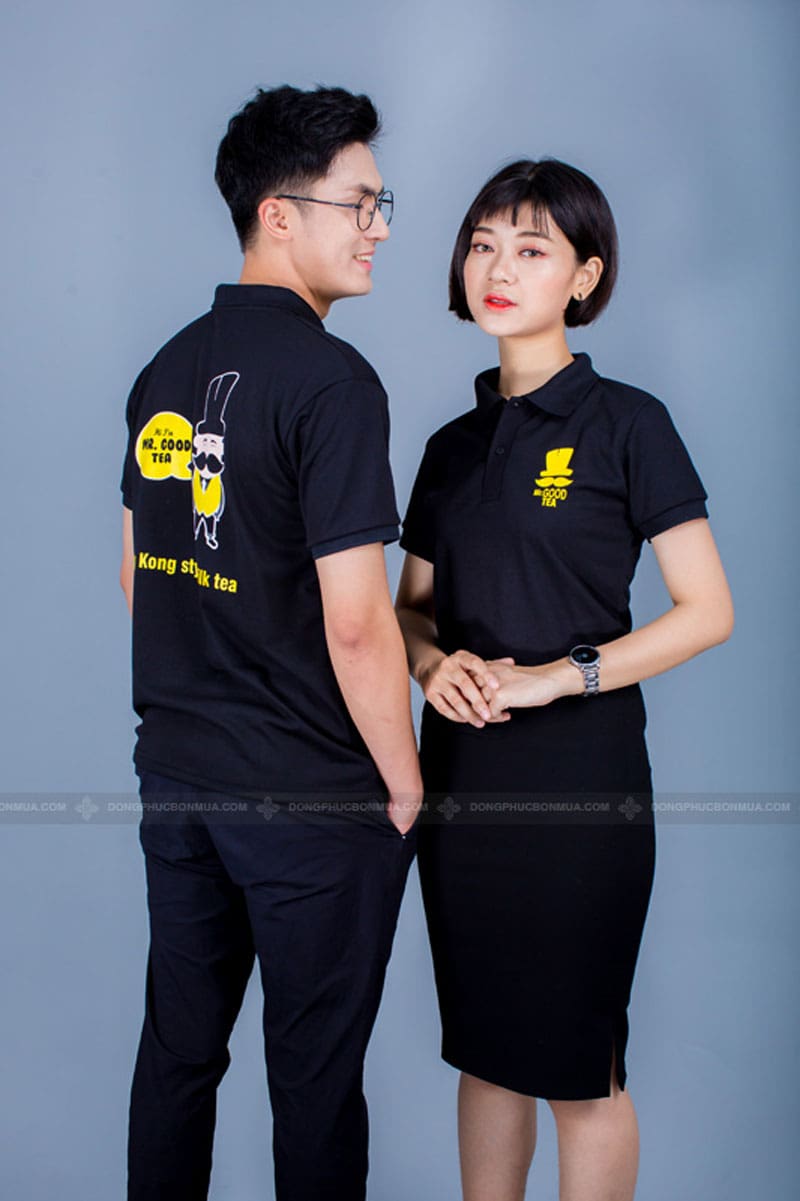 Áo phông đồng phục thương hiệu Mr Good Tea - Ảnh 2