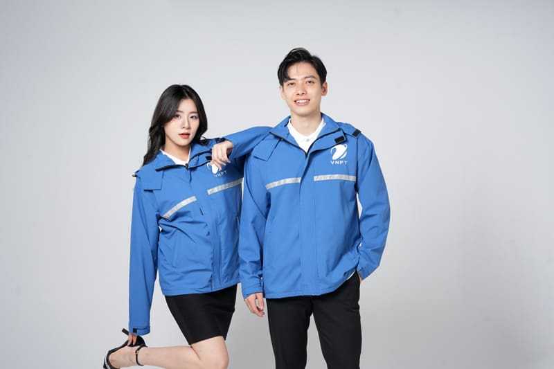 Màu sắc mẫu áo đồng phục viễn thông VNPT