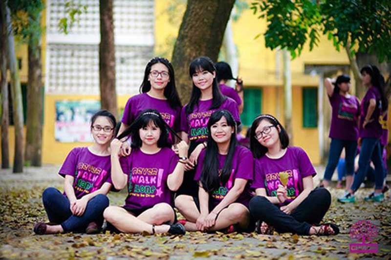 Kiểu dáng áo đồng phục lớp giá rẻ không đa dạng